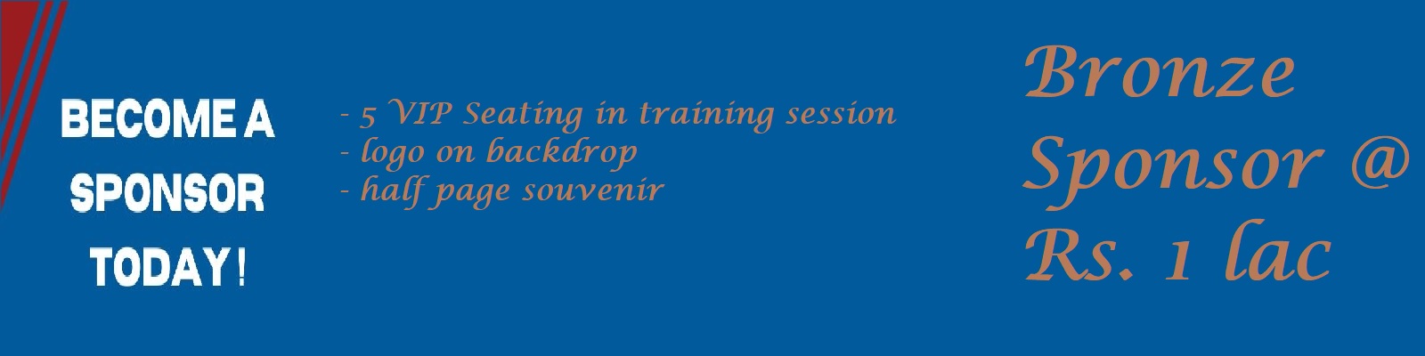 Become a Bronze Sponsor