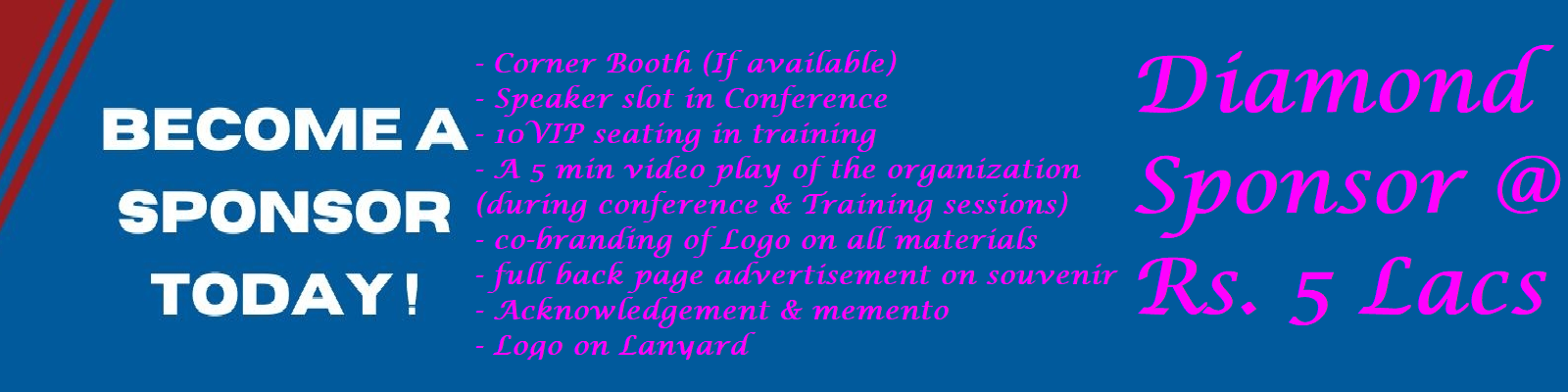 Become a Diamond Sponsor